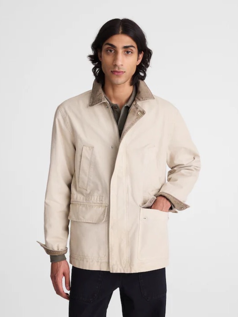 Madewell Field Jacket in Cotton Canvas Sunfaded Sage Size XS NWD‎ $268
NZ139